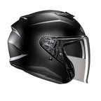 HJC I31 Plain Open Face Motorcycle Helmet (Matt Black)