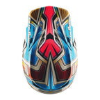 Troy Lee Motocross Helmet - SE5 Carbon MIPS - LOWRIDER (Silver/Blue/Pink)