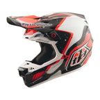 Troy Lee Motocross Helmet - SE5 Carbon MIPS - MEMBRANE (Black/Red/White)