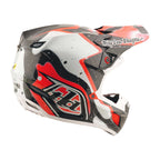 Troy Lee Motocross Helmet - SE5 Carbon MIPS - MEMBRANE (Black/Red/White)
