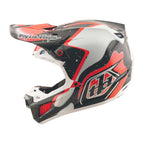 Troy Lee Motocross Helmet - SE5 Carbon MIPS - MEMBRANE (Black/Red/White)