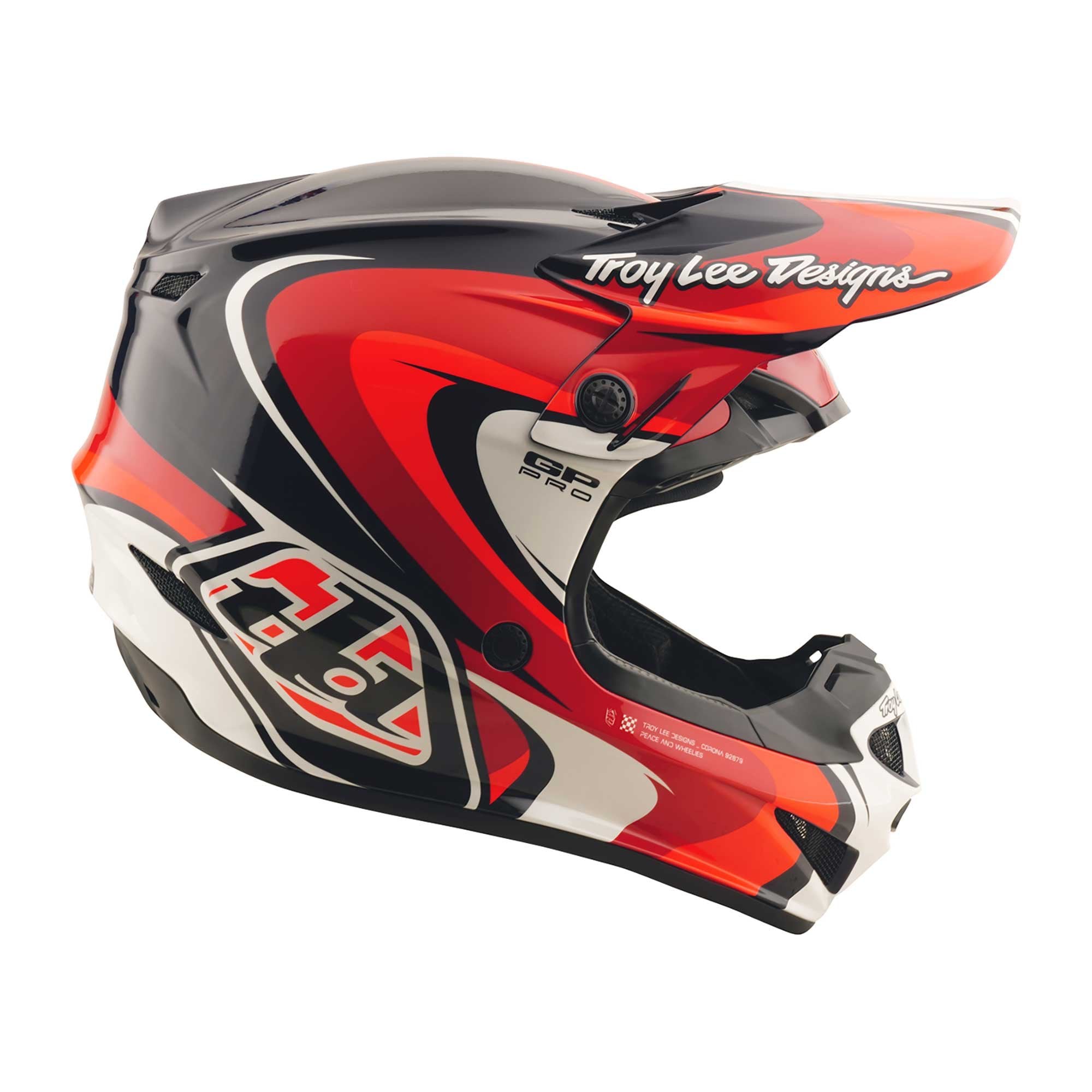 Troy Lee Motocross Helmet - GP Pro MIPS - CROSSOVER (Navy/Red)