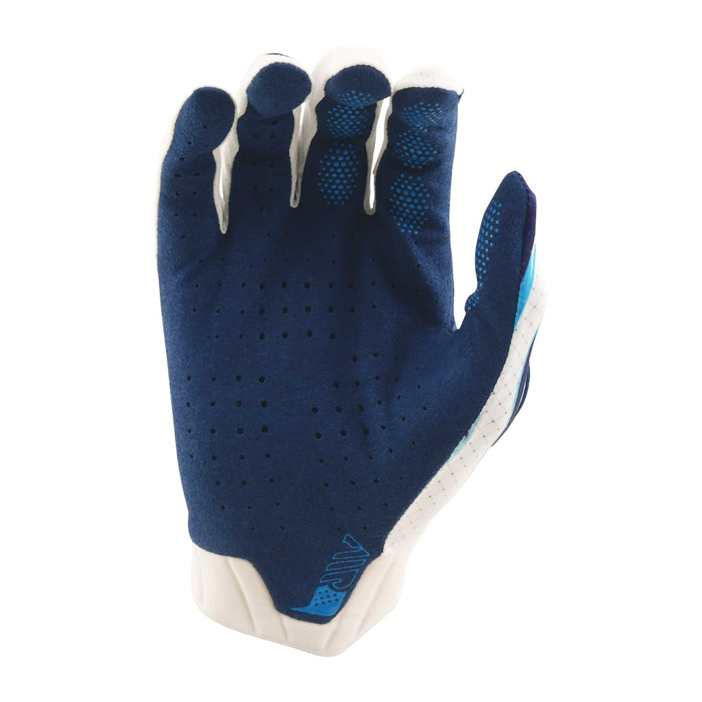 Troy Lee MX | MTB MX Gloves - AIR TORCHED (White/Navy/Blue)