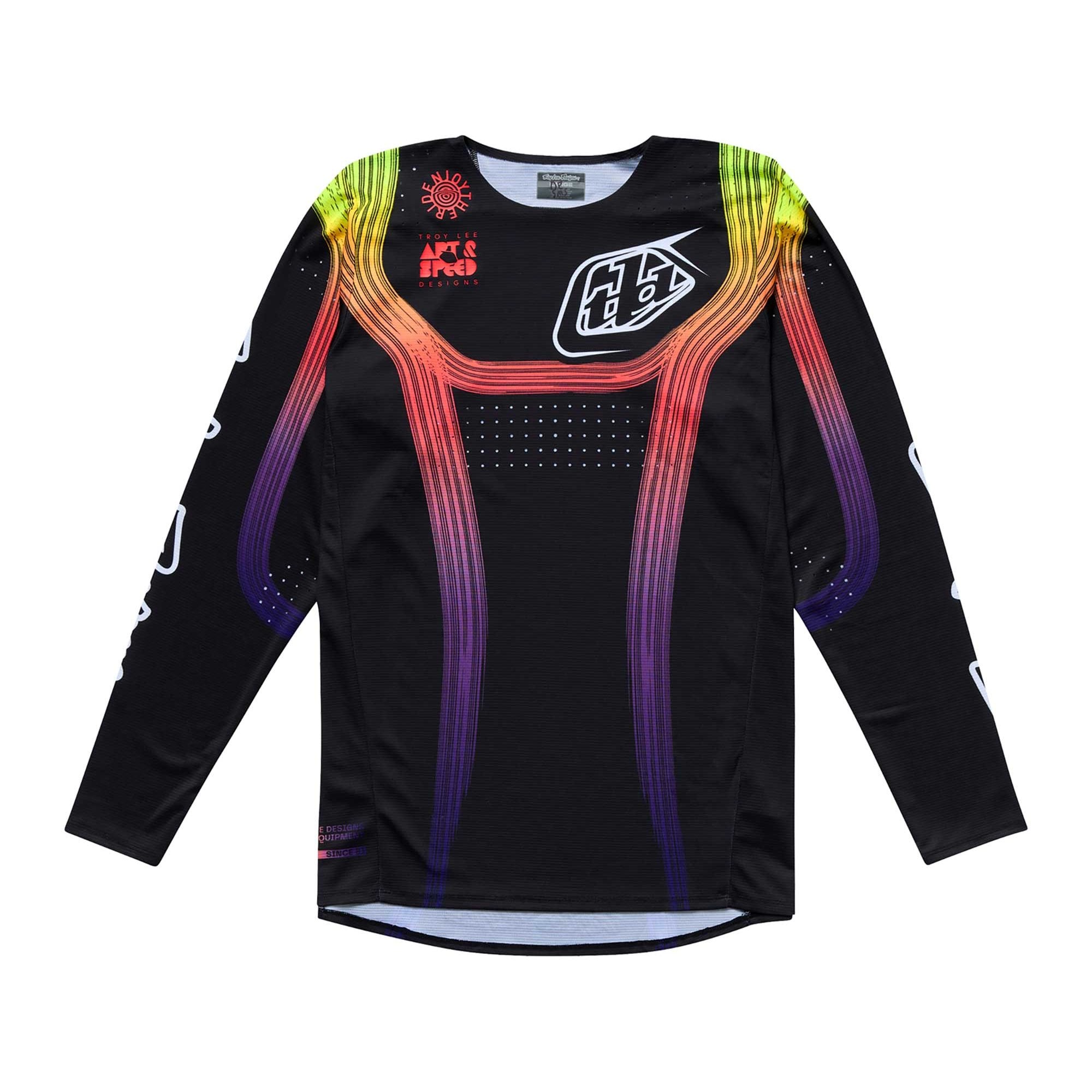 Troy Lee Motocross Youth Jersey & Pant Kit - SE Pro STRIPES (Black/Multi)