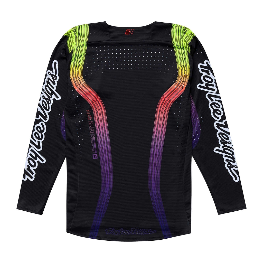 Troy Lee Motocross Youth Jersey & Pant Kit - SE Pro STRIPES (Black/Multi)