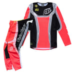 Troy Lee Motocross Jersey & Pant Kit - SE Pro Stripes (Infra Red/Black/White)