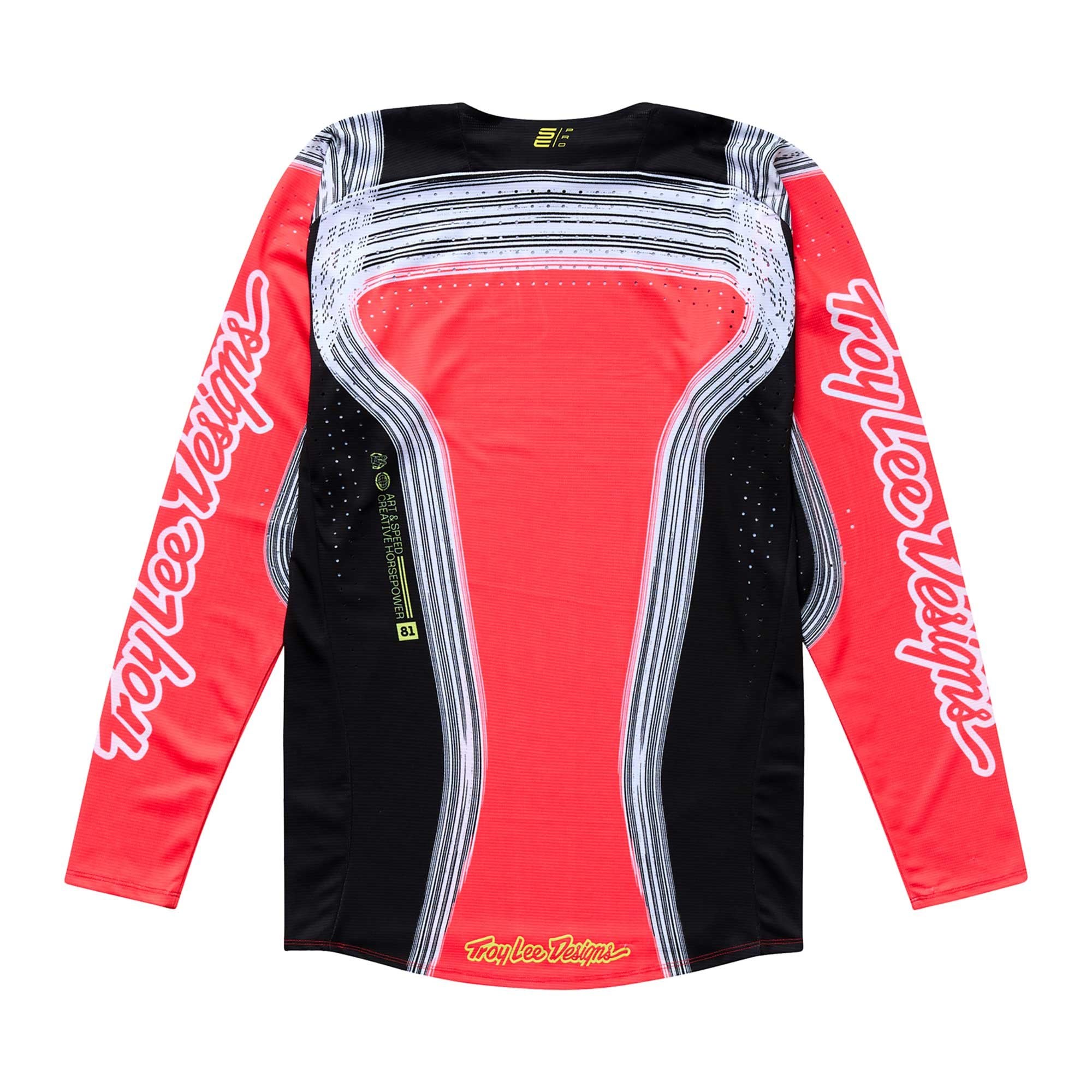 Troy Lee Motocross Youth Jersey - SE Pro STRIPES (Infra Red/Black)