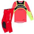 Troy Lee Motocross Jersey & Pant Kit - GP Pro SWERVE / GP Pro Mono (Infra Red/Flo Yellow)