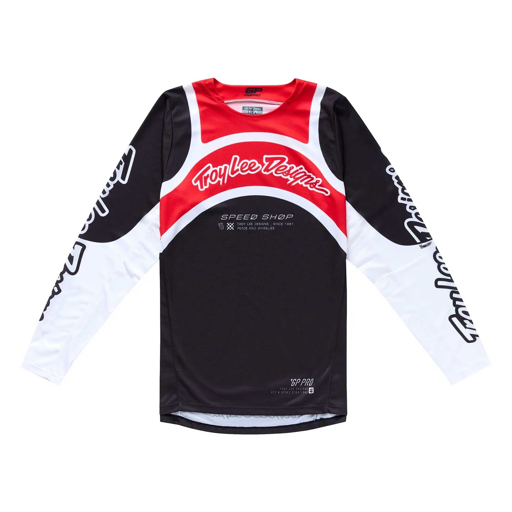 Troy Lee Motocross Jersey - GP Pro SWERVE (Black/White/Red)