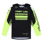 Troy Lee Motocross Jersey - GP Pro SEGMENT (Black/Flo Yellow)