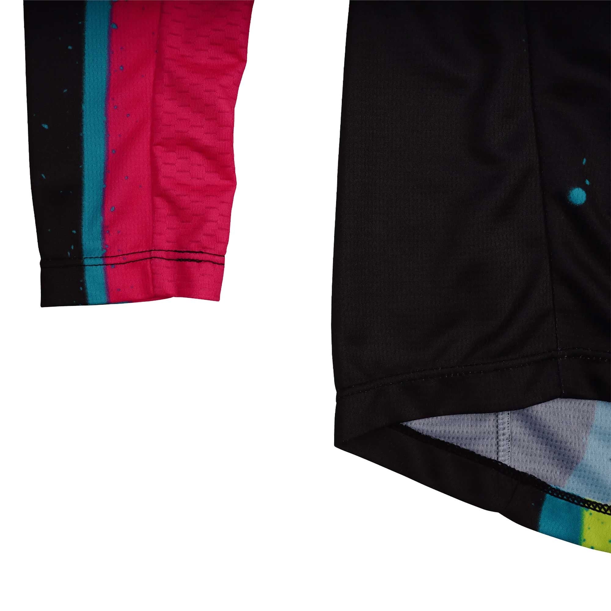 Troy Lee Motocross Kids | Youth Jersey - GP Pro MEMBRANE (Black/Teal/Pink/Glo Yellow)