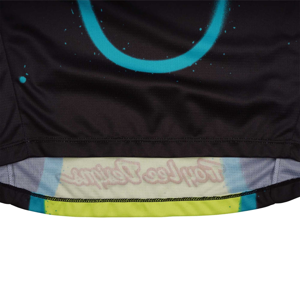 Troy Lee Motocross Kids | Youth Jersey - GP Pro MEMBRANE (Black/Teal/Pink/Glo Yellow)