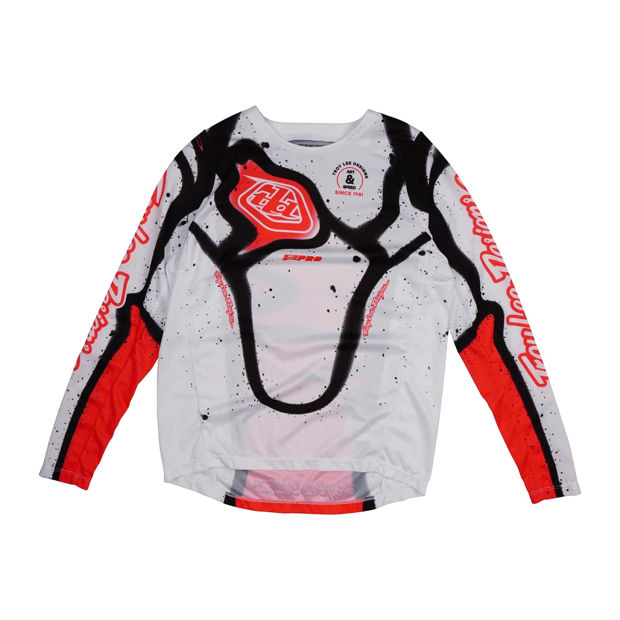 Troy Lee Motocross Kids | Youth Jersey & Pant Kit - GP Pro MEMBRANE (White/Black/Infra Red)