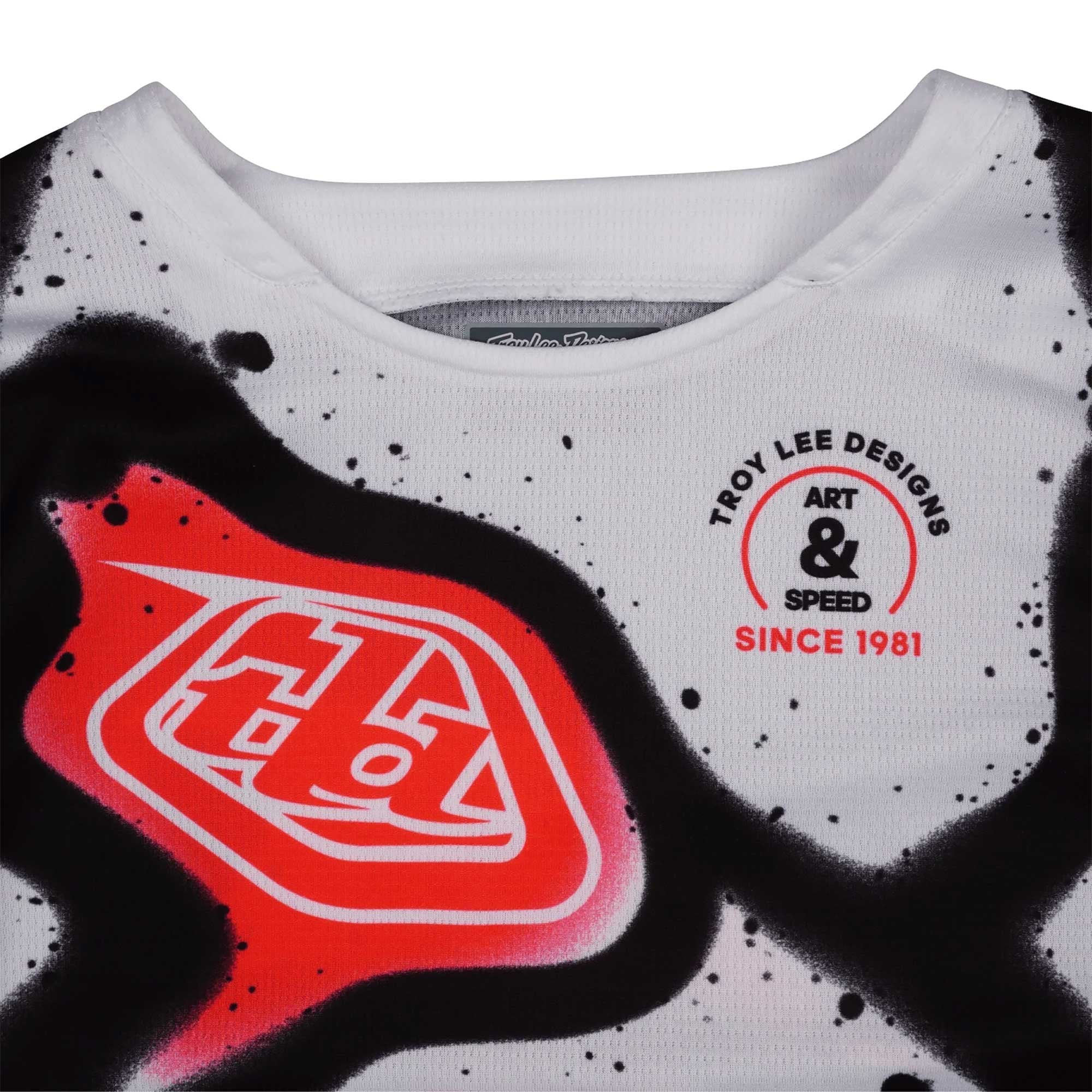Troy Lee Motocross Kids | Youth Jersey & Pant Kit - GP Pro MEMBRANE (White/Black/Infra Red)