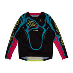 Troy Lee Motocross Kids | Youth Jersey & Pant Kit - GP Pro MEMBRANE (Black/Teal/Pink/Glo Yellow)