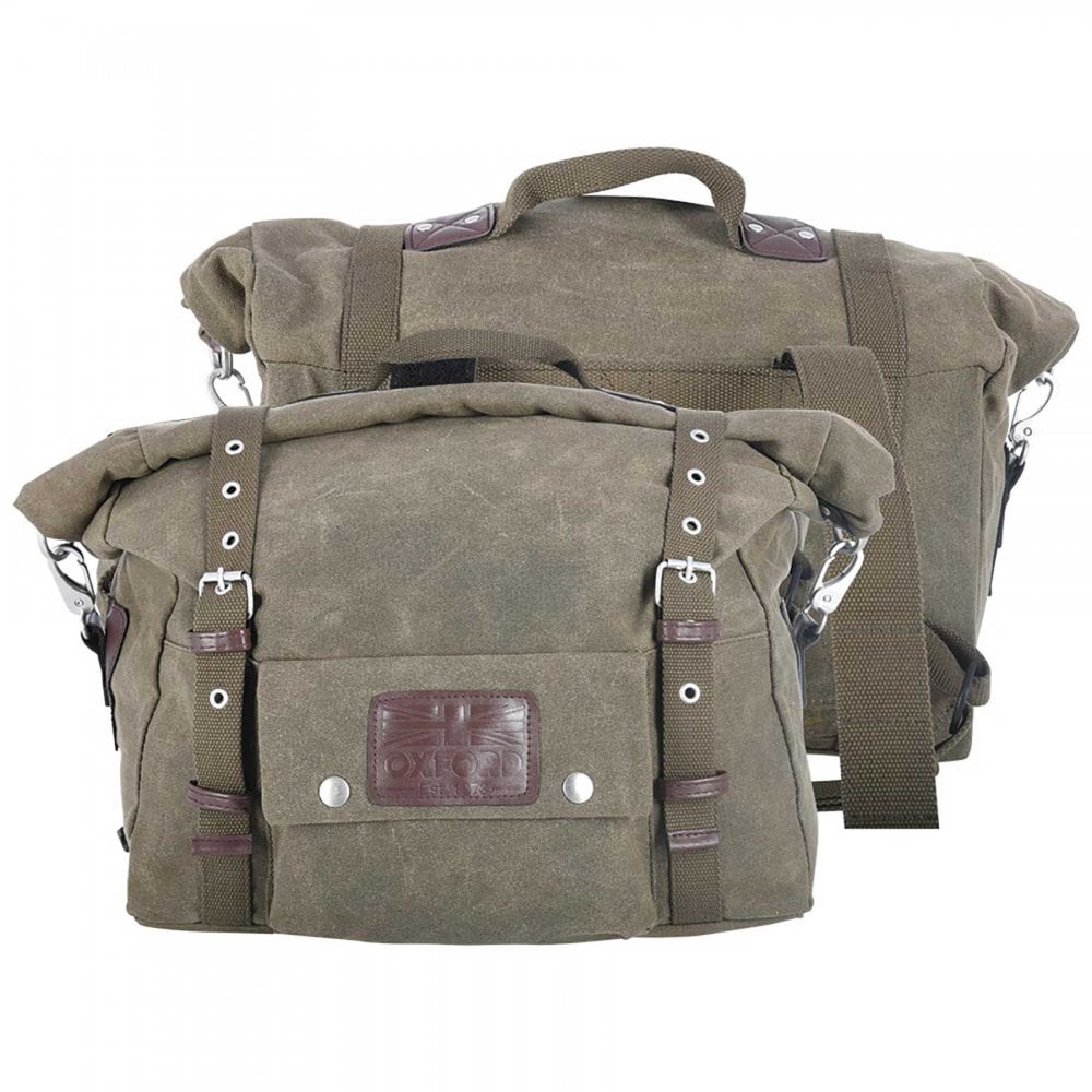 Oxford Luggage - Heritage Panniers - 40L (Khaki)
