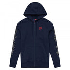 Troy Lee Designs Zip Up Hoodie - BRANDED (Navy)