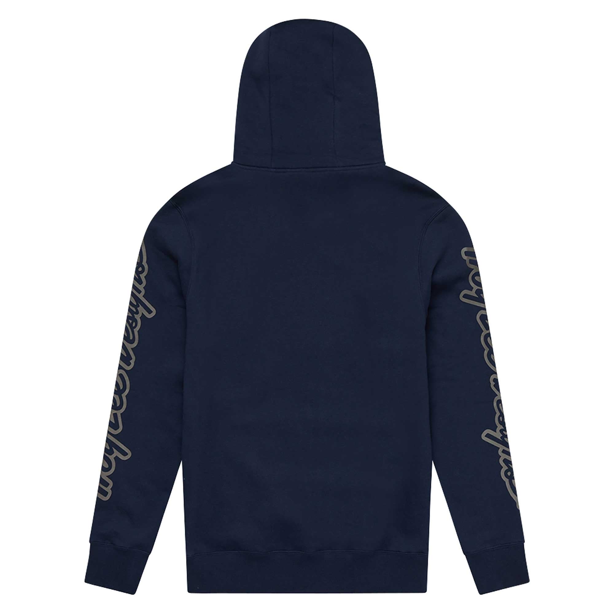 Troy Lee Designs Zip Up Hoodie - BRANDED (Navy)