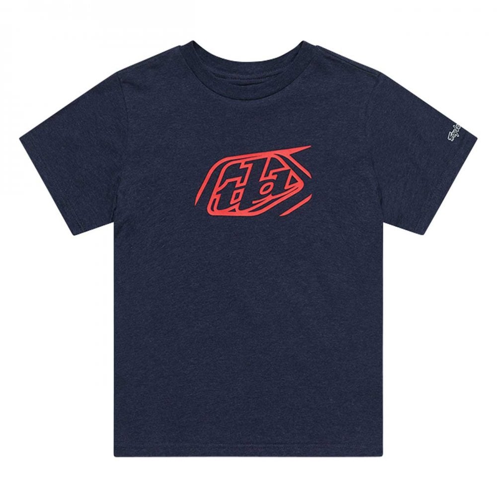 Troy Lee Designs Youth T-Shirt - BADGE (Navy Heather)
