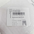 Husqvarna Genuine Part - Displacement Label (FC450) - K25108078005