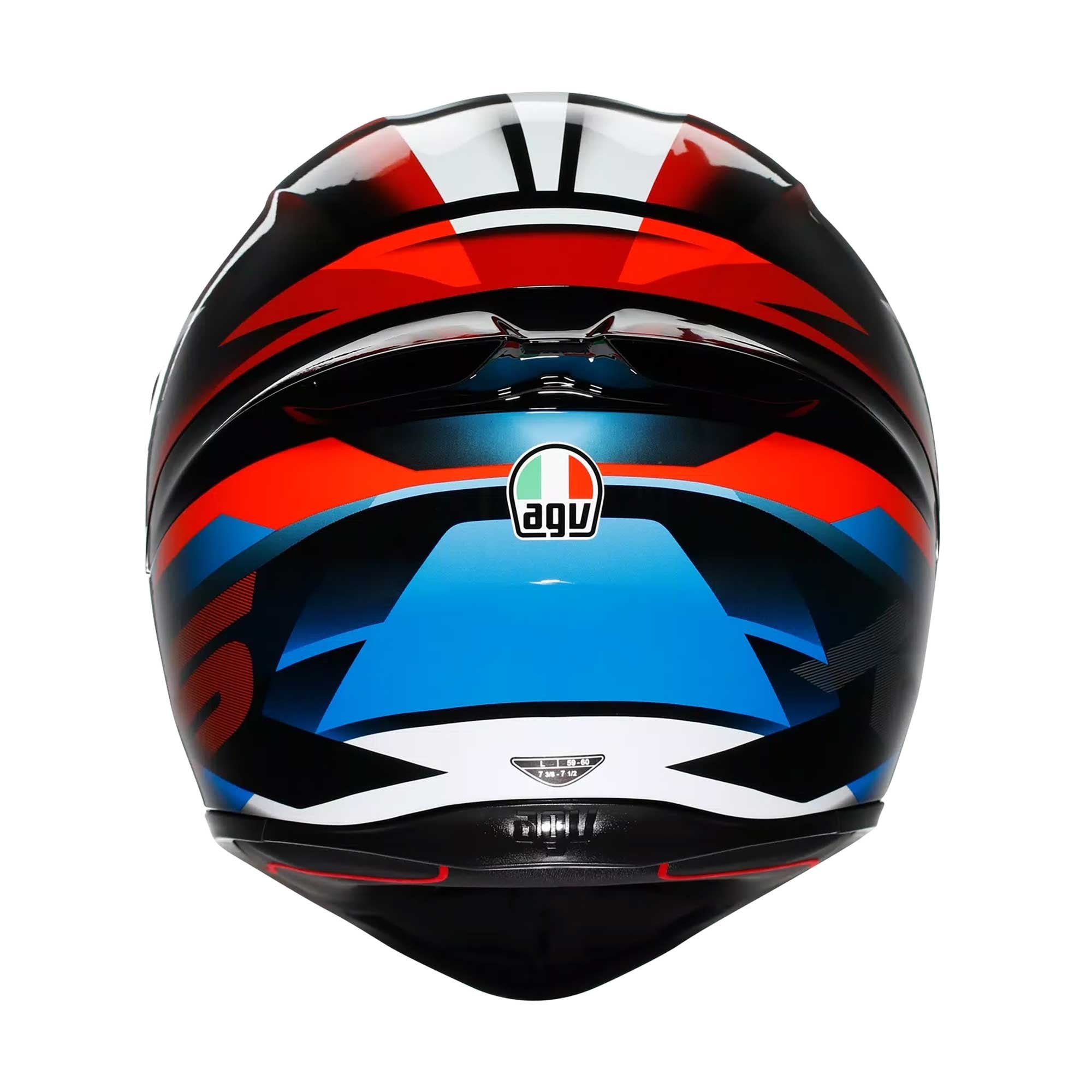 AGV K1-S Fastlap Motorcycle Helmet (Black/Red/Blue)