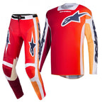 Alpinestars MX Jersey & Pant Kit Deal - Racer PORTL (Red/Light Grey/Dark Grey)