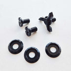 Troy Lee (Spares) MX Helmet - SE5 Peak Screw Set (Black)
