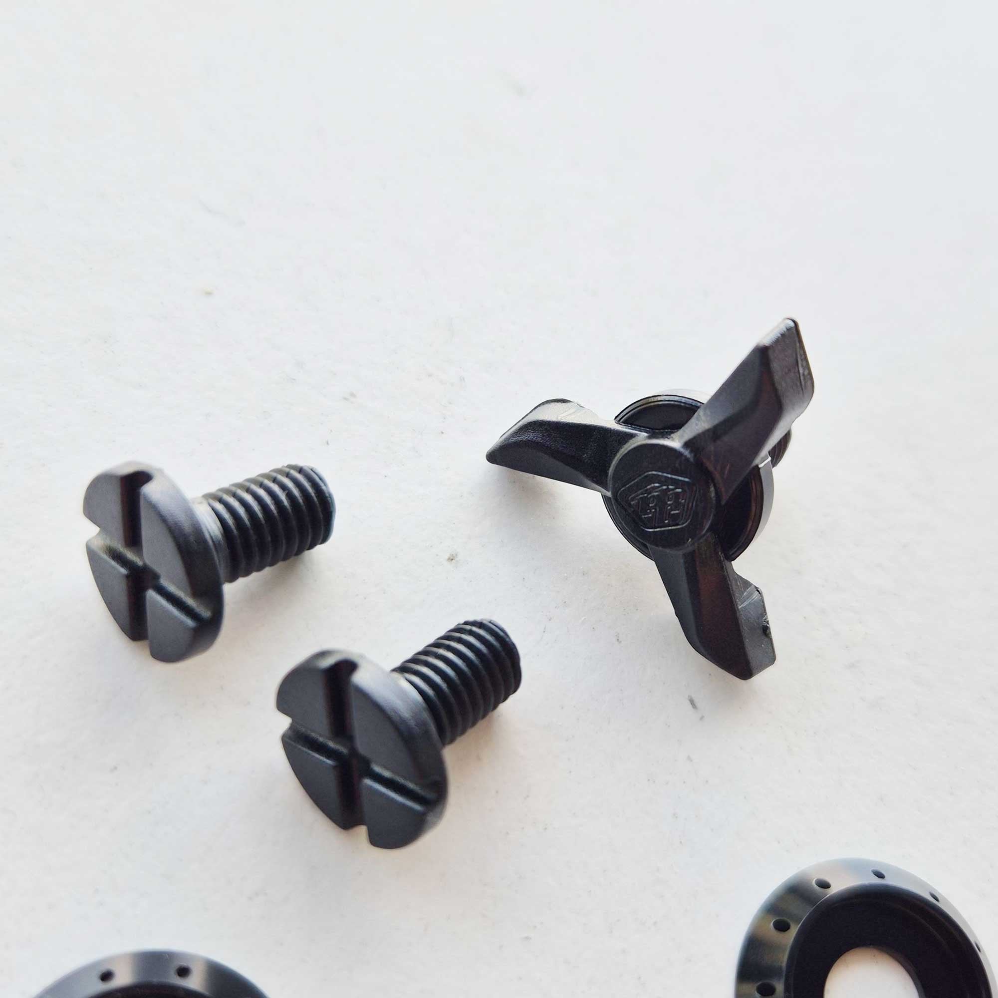 Troy Lee (Spares) MX Helmet - SE5 Peak Screw Set (Black)