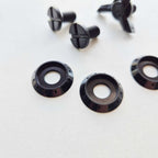 Troy Lee (Spares) MX Helmet - SE5 Peak Screw Set (Black)
