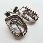 Apico - Foot Pegs - Titanium - OPEN - YZ65 18-27, YZ85 98-27, YZ125/250 99-27, YZF250 01-23, YZF450 03-22, WRF250 01-24, WRF450 03-23, YZF/WRF400/426 98-02, YZ125X 20-27, YZ250X 16-27