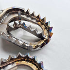 Apico - Foot Pegs - Titanium - OPEN - YZ65 18-27, YZ85 98-27, YZ125/250 99-27, YZF250 01-23, YZF450 03-22, WRF250 01-24, WRF450 03-23, YZF/WRF400/426 98-02, YZ125X 20-27, YZ250X 16-27