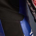 Alpinestars (Yamaha) GP-R7 Leather Race 1pc Suit (Metallic Blue/Black/White/Red Fluo)