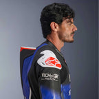 Alpinestars (Yamaha) GP-R7 Leather Race 1pc Suit (Metallic Blue/Black/White/Red Fluo)