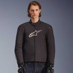 Alpinestars SMX WP Motorcycle Sports Textile Jacket (Black/White/Bright Red)