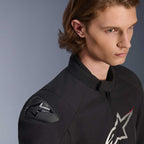 Alpinestars SMX WP Motorcycle Sports Textile Jacket (Black/White/Bright Red)