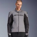 Alpinestars SMX WP Motorcycle Sports Textile Jacket (Dark Grey/Black)