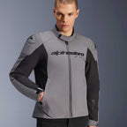 Alpinestars SMX WP Motorcycle Sports Textile Jacket (Dark Grey/Black)