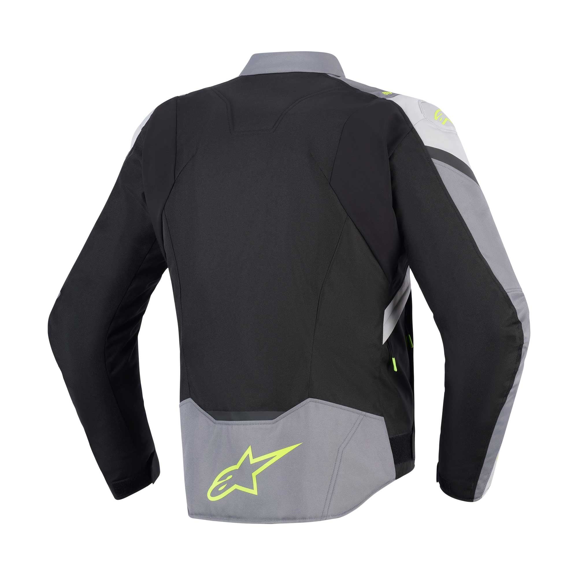 Alpinestars T-Jaws V4 WP Motorcycle Sports Textile Jacket (Black/Ice Grey/Dark Grey)