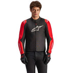 Alpinestars T-SPS V2 WP Motorcycle Sports Textile Jacket (Black/Red/Red Fluo)