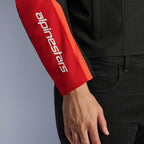 Alpinestars T-SPS V2 WP Motorcycle Sports Textile Jacket (Black/Red/Red Fluo)
