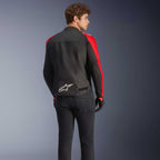 Alpinestars T-SPS V2 WP Motorcycle Sports Textile Jacket (Black/Red/Red Fluo)