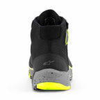 Alpinestars CR-X Drystar Waterproof Motorcycle Adventure Riding Shoes (Black/Dark Grey/Yellow Fluo)