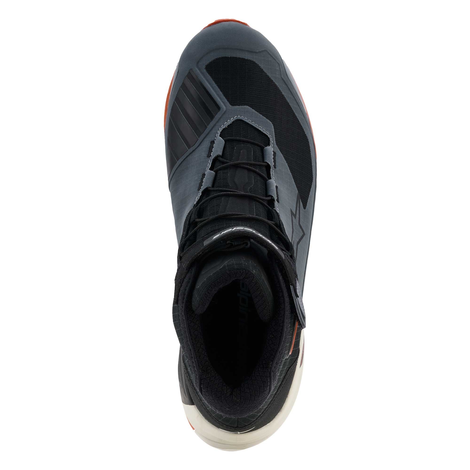 Alpinestars CR-X Drystar Waterproof Motorcycle Adventure Riding Shoes (Black/Dark Grey/Rust)