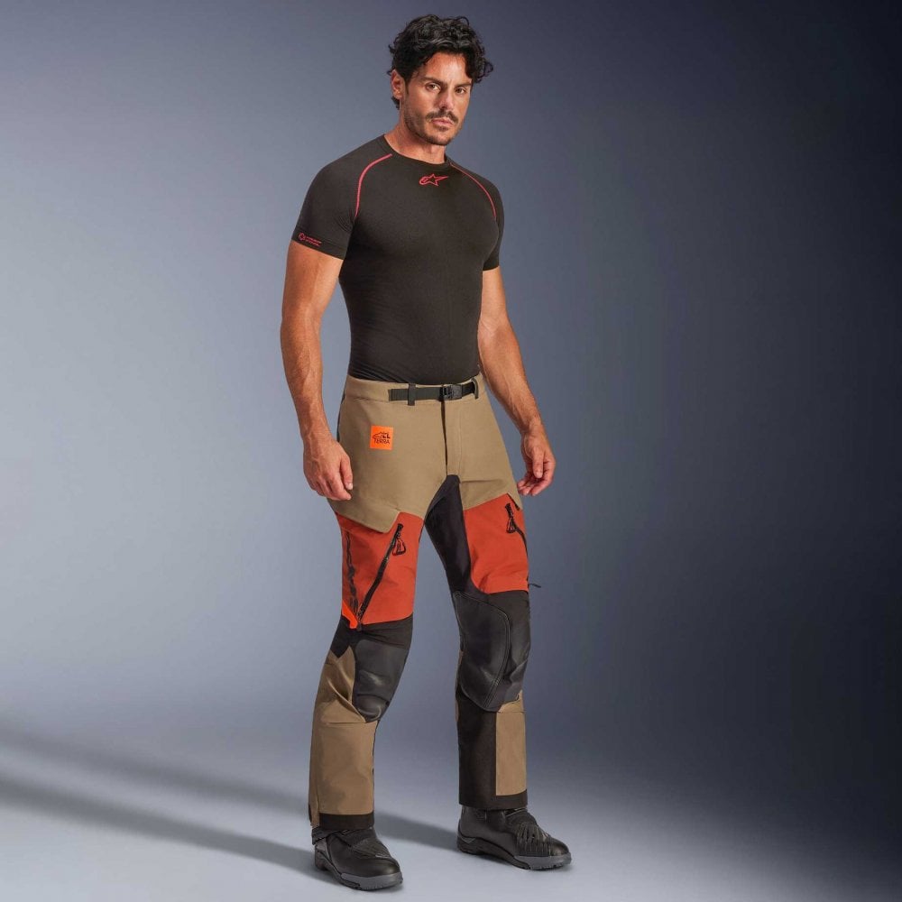 Alpinestars Halo PRO Drystar XF Laminated Motorcycle Adventure Textile Pant - Waterproof (Walnut/Rust/Black)