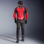 Alpinestars GP FORCE V2 Airflow Motorcycle Leather Jacket (Red/Red Fluo/Black)