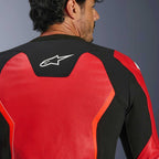 Alpinestars GP FORCE V2 Airflow Motorcycle Leather Jacket (Red/Red Fluo/Black)