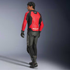 Alpinestars GP FORCE V2 Airflow Motorcycle Leather Jacket (Red/Red Fluo/Black)