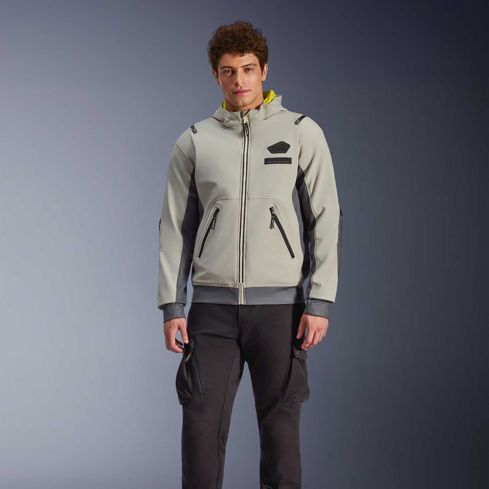 Alpinestars MOBLAST WP Motorcycle Urban Textile Jacket (Iron Grey/Dark Sage)