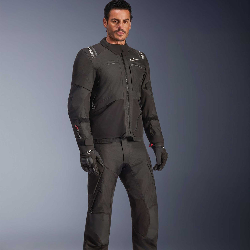 Alpinestars Andes Drystar V4 Motorcycle Adventure Textile Jacket (Black)