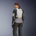 Alpinestars Women's Andes Drystar V4 Motorcycle Textile Jacket (Ice Grey/Dark Grey/Black/Yellow Fluo)